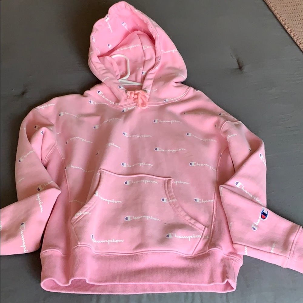☆Pink Women’s champion hoodie☆